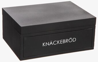 Trälåda Knäckebröd från Different Design, svart och stilren