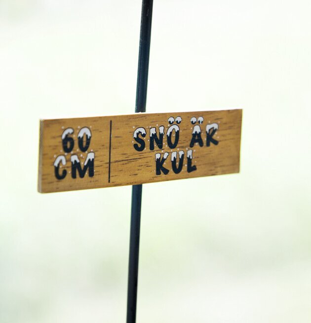 Snömätare Snögubbe Hamrad Plåt från Different Design