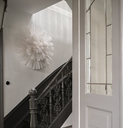 Julstjärna Snöblomma 100 White från Watt och Veke på vägg