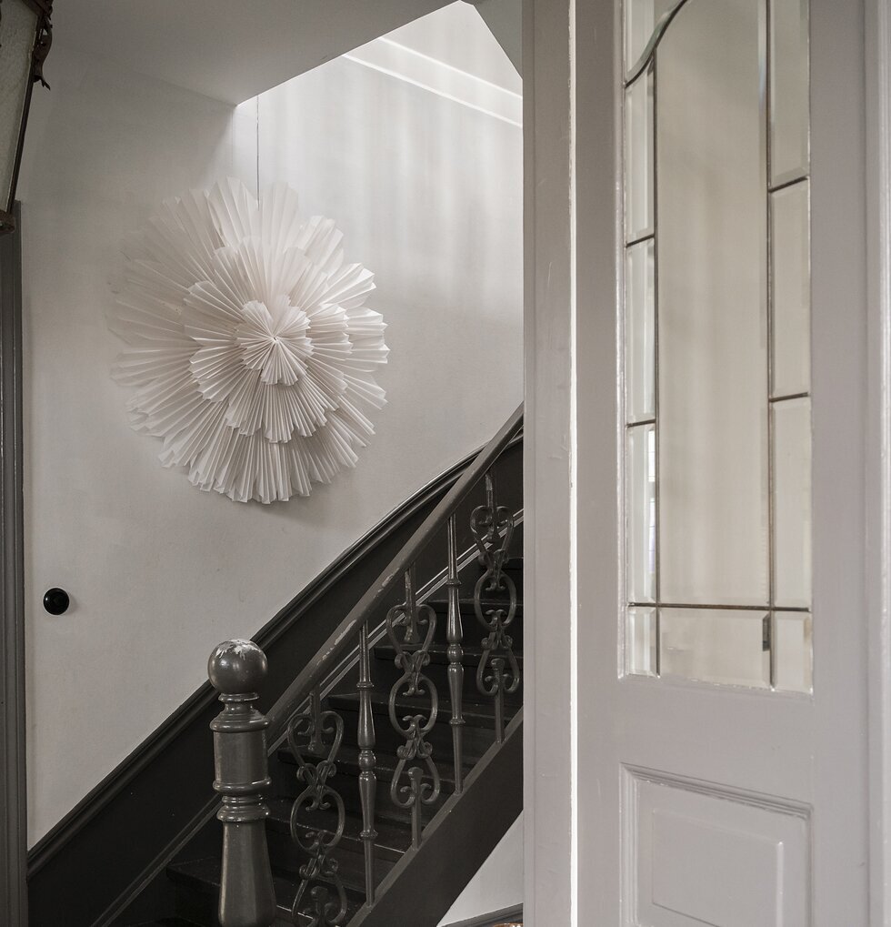 Julstjärna Snöblomma 100 White från Watt och Veke på vägg