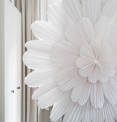 Julstjärna Snöblomma 100 White från Watt och Veke hänger