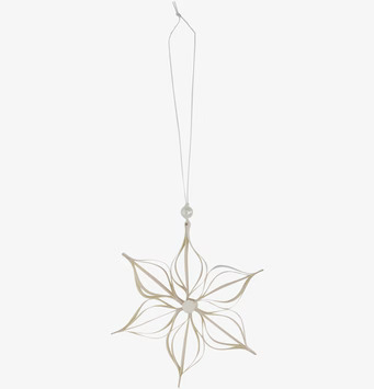 Dekoration Stjärna från Watt och Veke med beige band