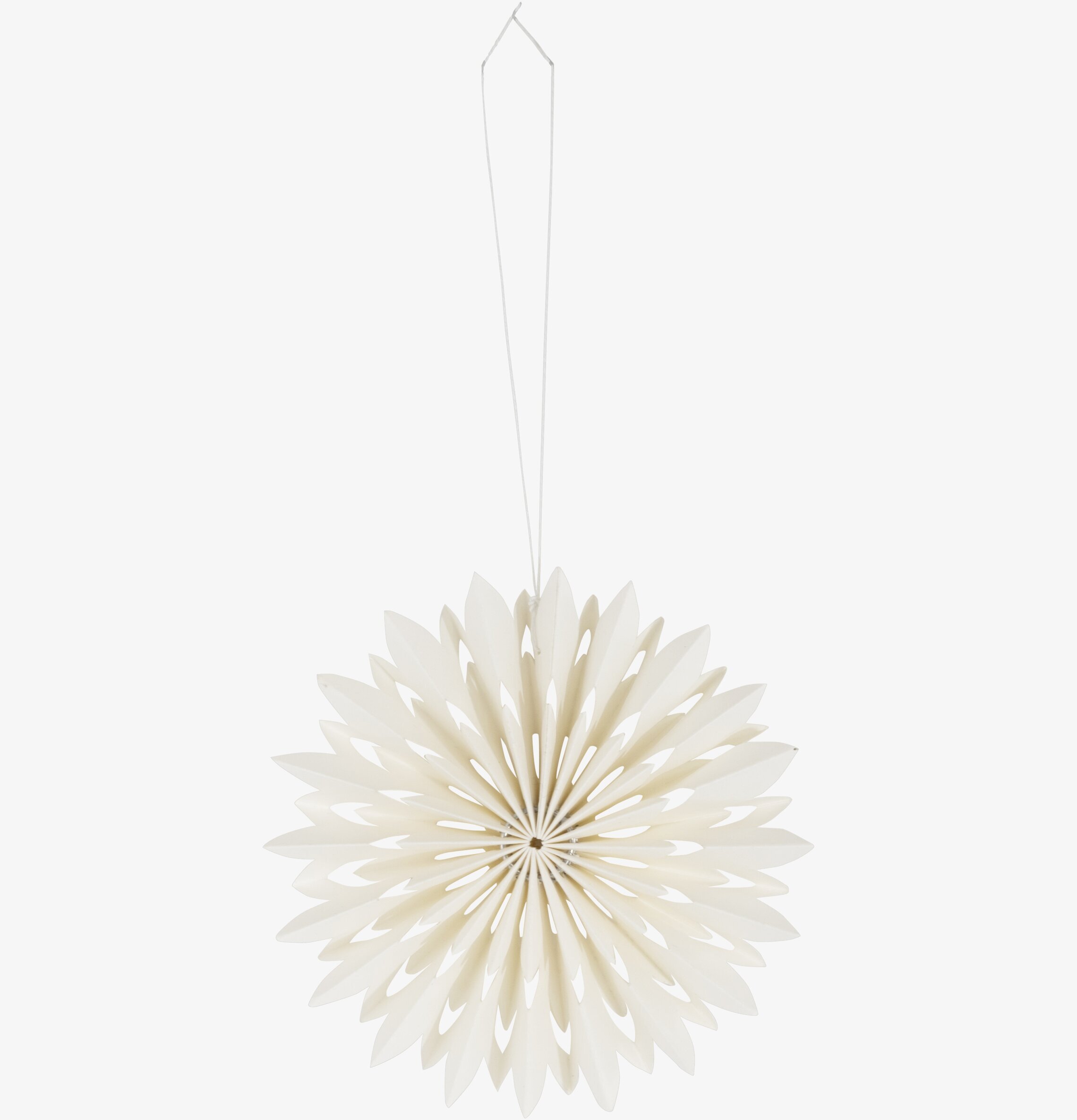 Dekoration Flinga från Watt och Veke, vit pappersstjärna