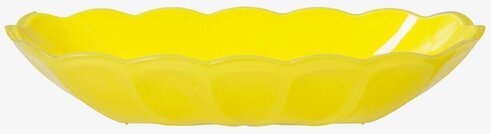 Banana Split Skål Gul från Rice mot enkel ljus bakgrund