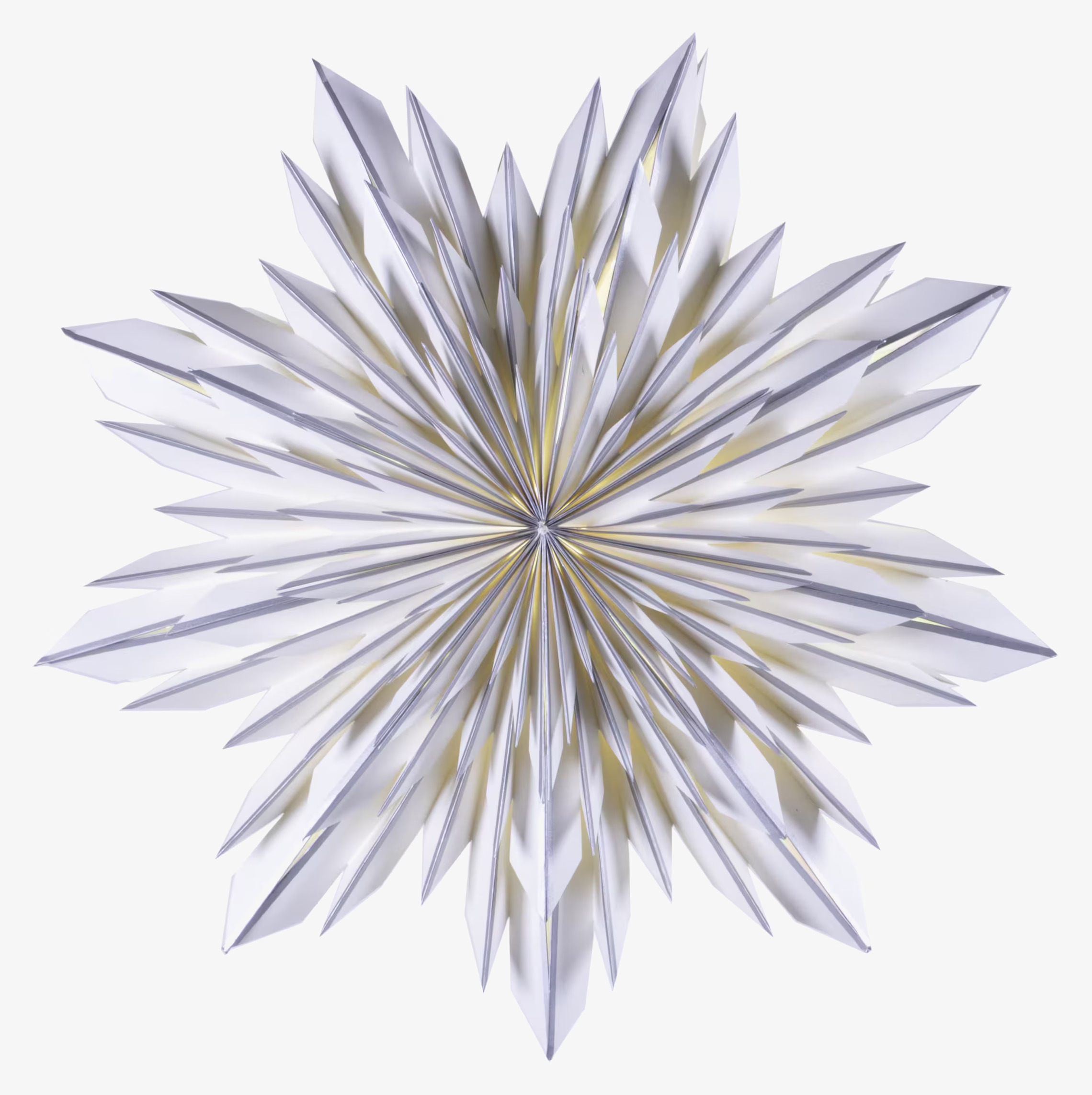 Julstjärna Elsa 60 Silver/Vit från Watt och Veke i fönster