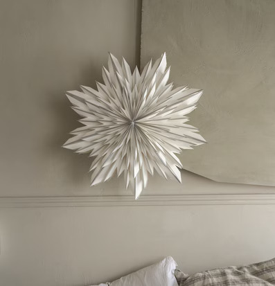 Julstjärna Elsa 60 Silver/Vit Watt och Veke Julstjärnor Adventsstjärna Bordstjärna