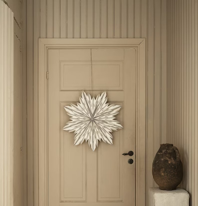 Julstjärna Elsa 60 Silver/Vit Watt och Veke Julstjärnor Adventsstjärna Bordstjärna