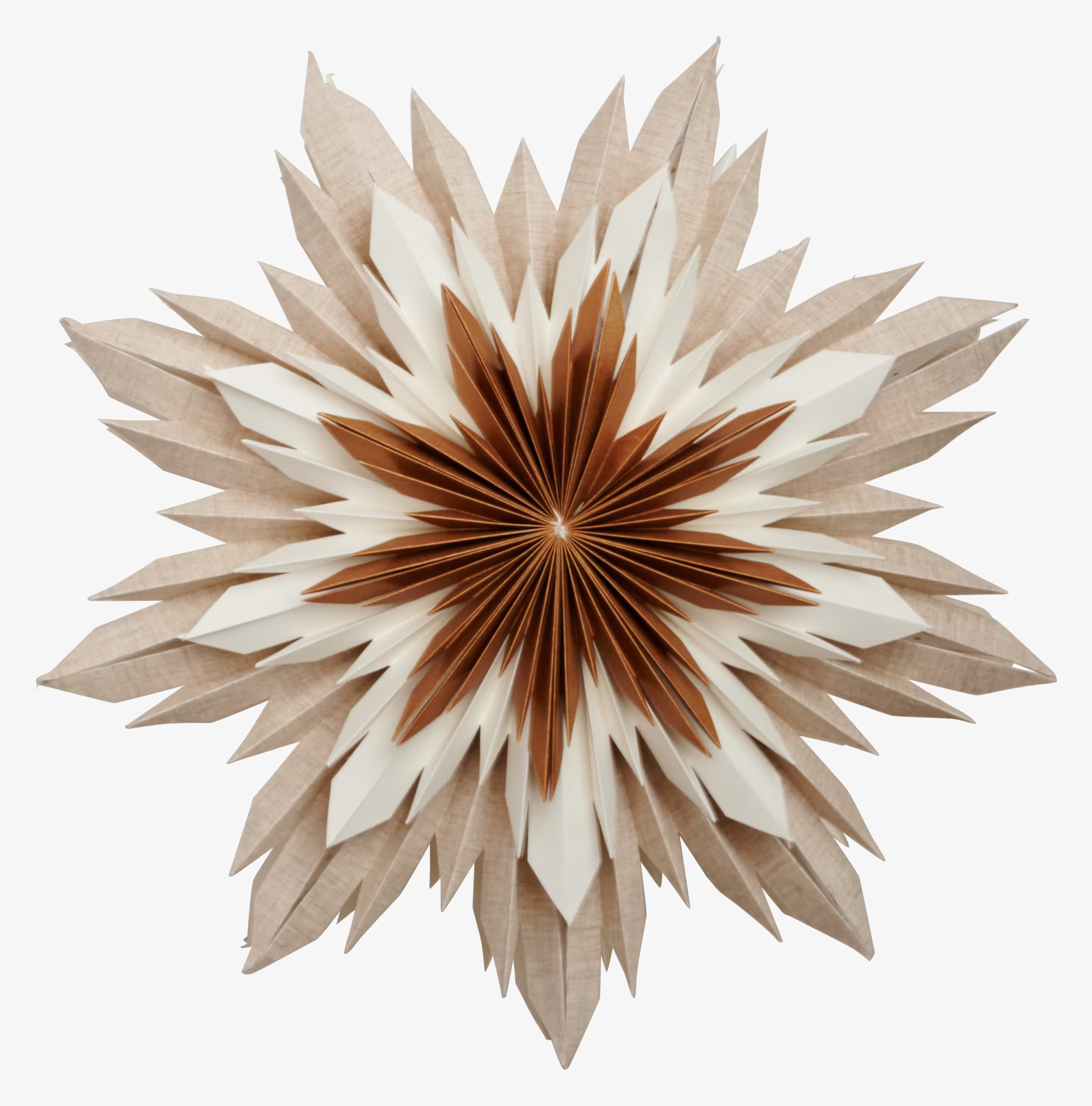 Julstjärna Marta 60 Brun från Watt och Veke på vit bakgrund