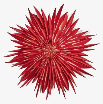 Julstjärna Maja 60 Röd Watt och Veke Julstjärnor Adventsstjärna Bordstjärna