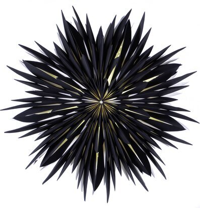 Julstjärna Maja 60 Svart från Watt och Veke i vit miljö