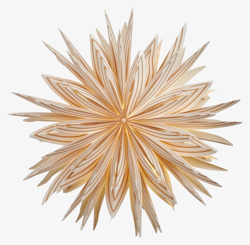 Julstjärna Lovisa 50 Guld från Watt och Veke, gyllene stjärna