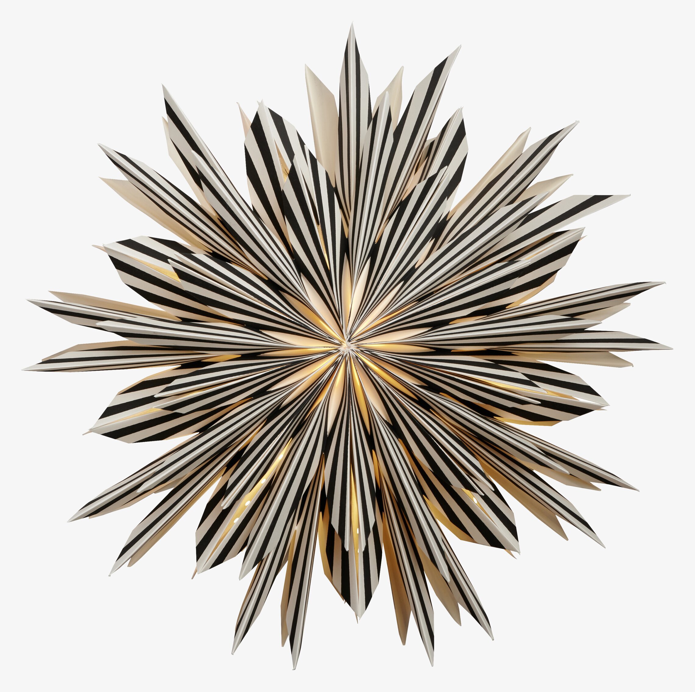 Julstjärna Leah 50 Svart från Watt och Veke i fönster