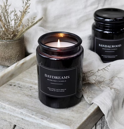 Doftljus Daydreams från Chic Antique i elegant glasburk