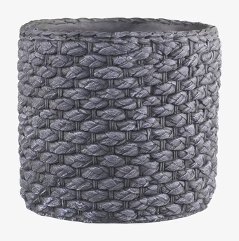 Kruka Corte XL från Chic Antique med vävliknande struktur