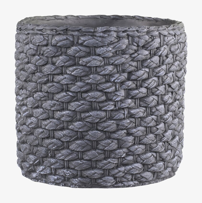 Kruka Corte XL från Chic Antique med vävliknande struktur