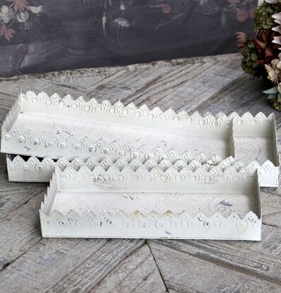 Fat Med Mönster & Dekorkant Set/3 från Chic Antique på bord