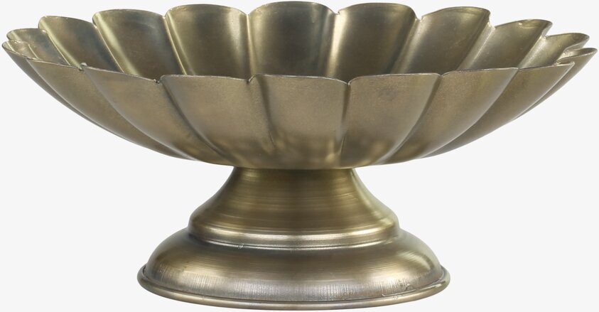 Fat Blomma M Antik Mässing från Chic Antique på neutral yta