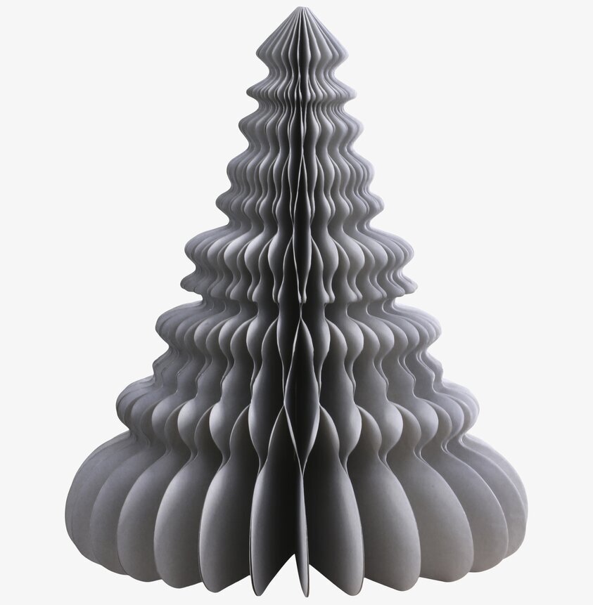 Julgran Papper Fransk Grå M från Chic Antique i 3D-papper