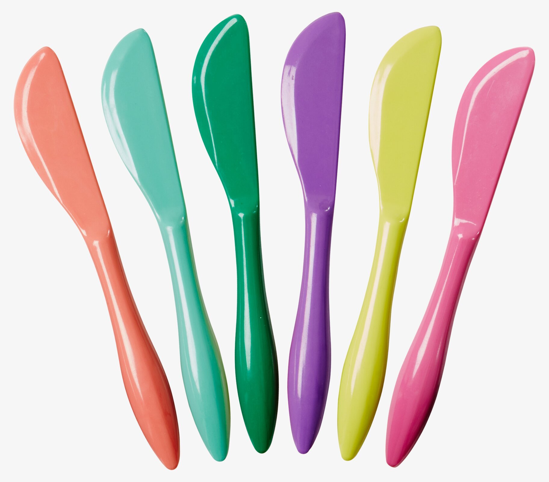 Smörkniv Melamin Chill från Rice i sex färgglada varianter