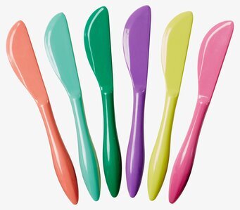 Smörkniv Melamin Chill från Rice i sex färgglada varianter