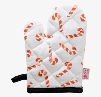 Ugnsvante Junior Santa Print från Rice med julmotiv