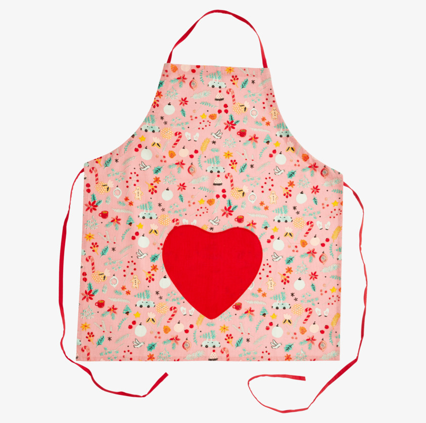 Förkläde All Over Christmas Print från Rice i juldesign