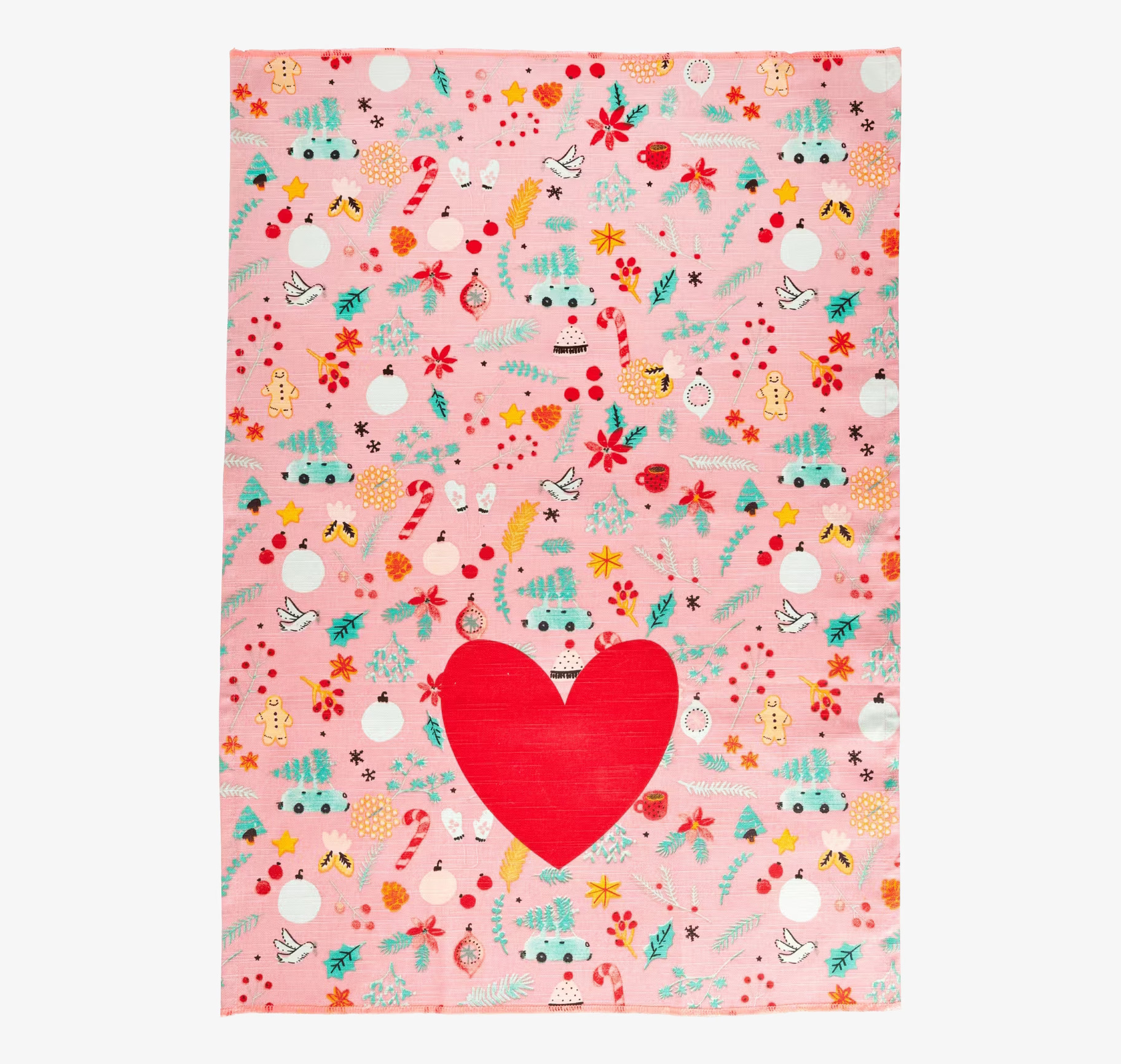 Kökshandduk All Over Christmas Print från Rice, julmotiv