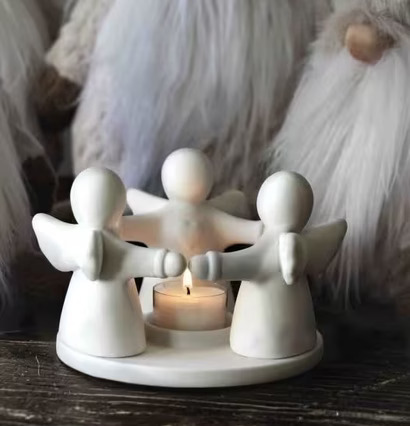 Ljusstake Guardian Angels Trio Tealight från Majas Cottage