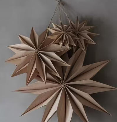 Stjärna Wood Snowflake Ø 15 från Majas Cottage i trä