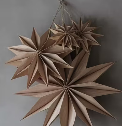 Stjärna Wood Snowflake Ø 15 från Majas Cottage i trä
