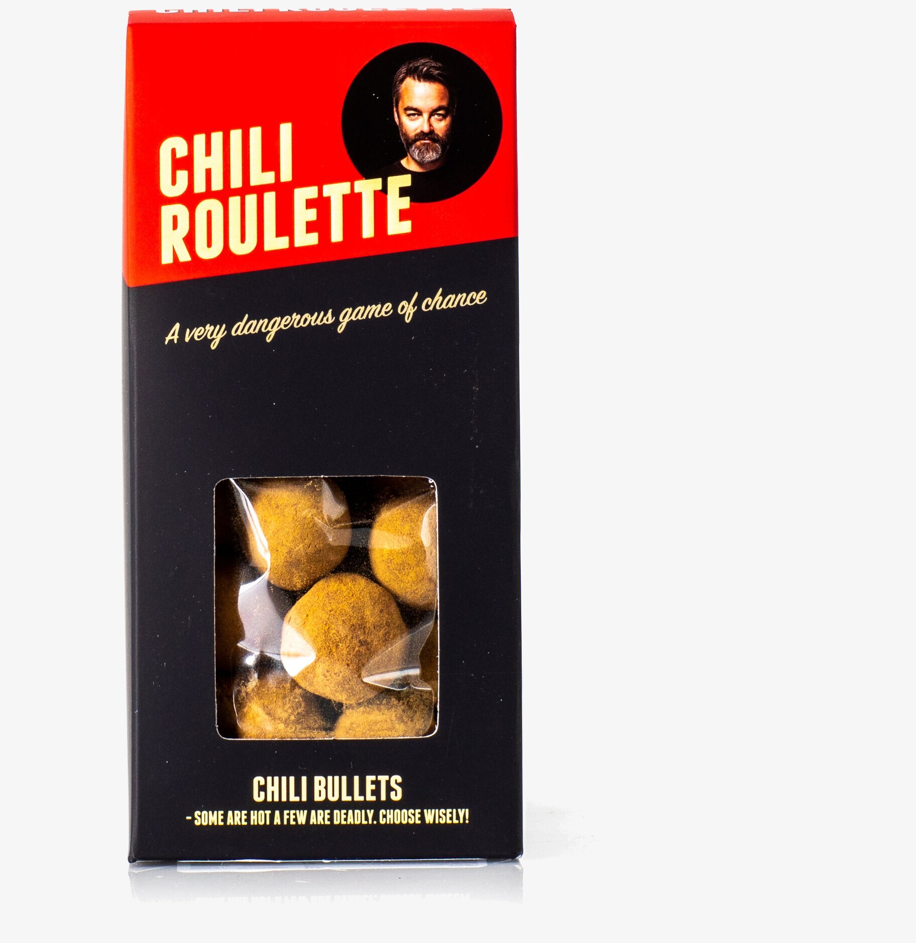 Lucky Bag - Chili Roulette från Chili Klaus i röd-svart kartong