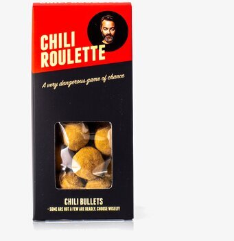 Lucky Bag - Chili Roulette från Chili Klaus i röd-svart kartong