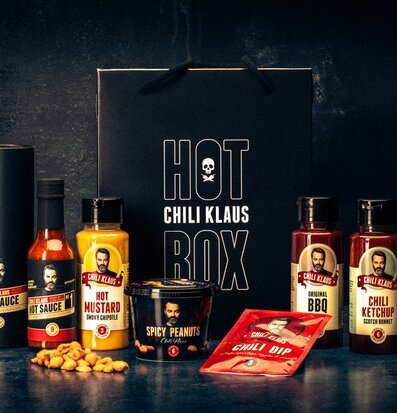 Hot Box Black - Chili Klaus från Chili Klaus i svart låda