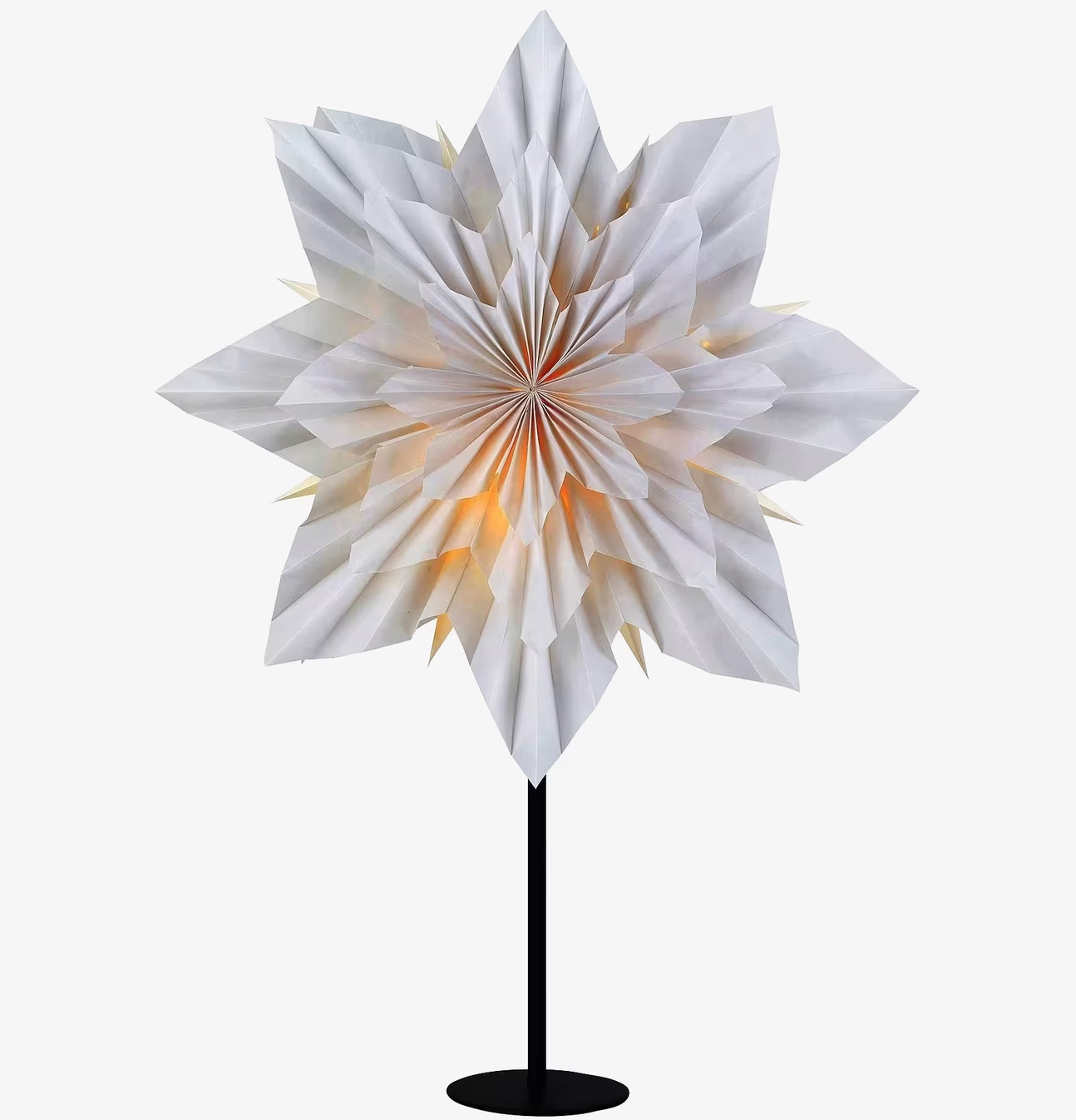 Bordsstjärna Neela Grå/Svart från Markslöjd på ljus bakgrund