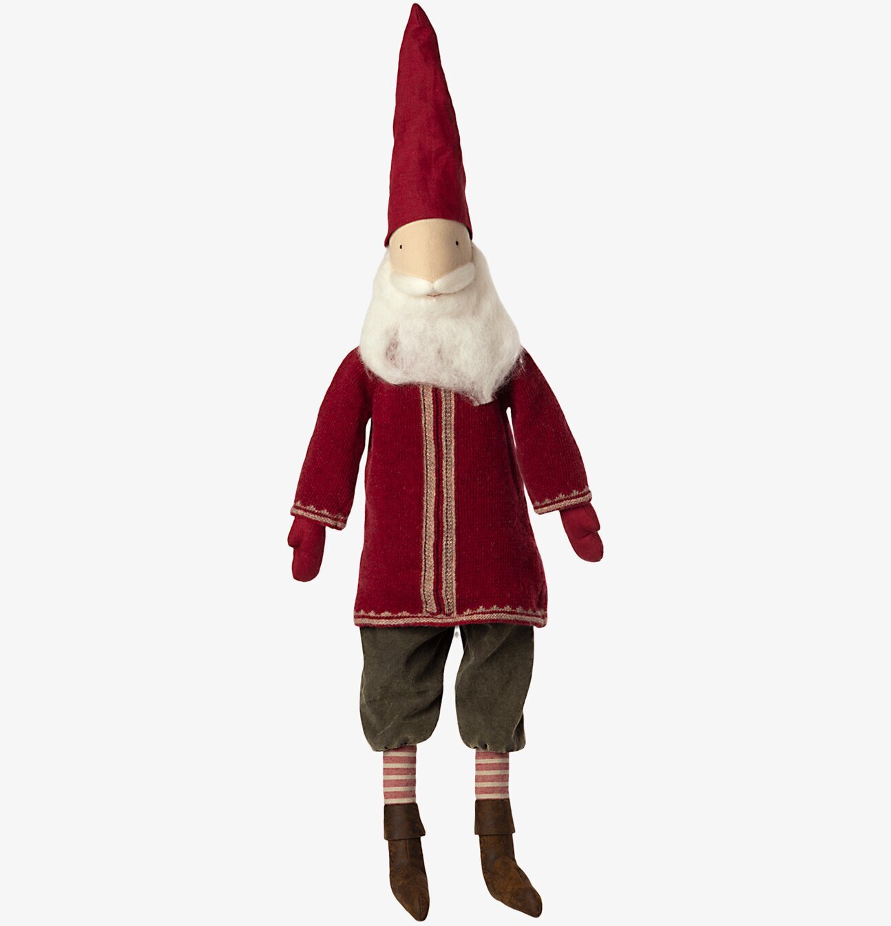 Maileg Santa från Maileg med röd luva och detaljerad klädsel