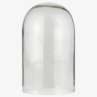 Glasklocka Stor från IB Laursen, elegant och genomskinlig