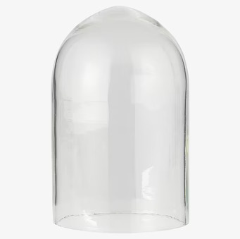 Glasklocka Liten från IB Laursen på neutral bakgrund