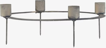 Adventsljusstake Metall från IB Laursen i minimalistisk stil