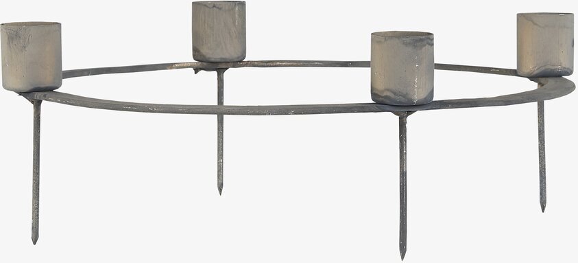 Adventsljusstake Metall från IB Laursen i minimalistisk stil