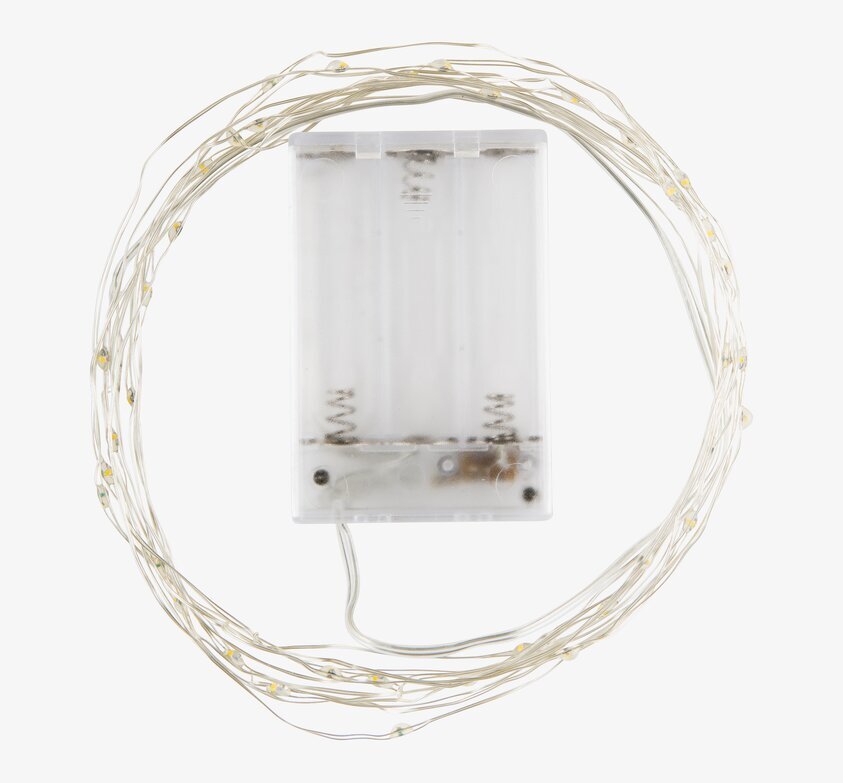 Ljusslinga 40 Ljus LED från IB Laursen med batterihållare