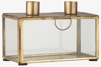 Ljusstake 2 Ljus Mässing från IB Laursen med elegant design