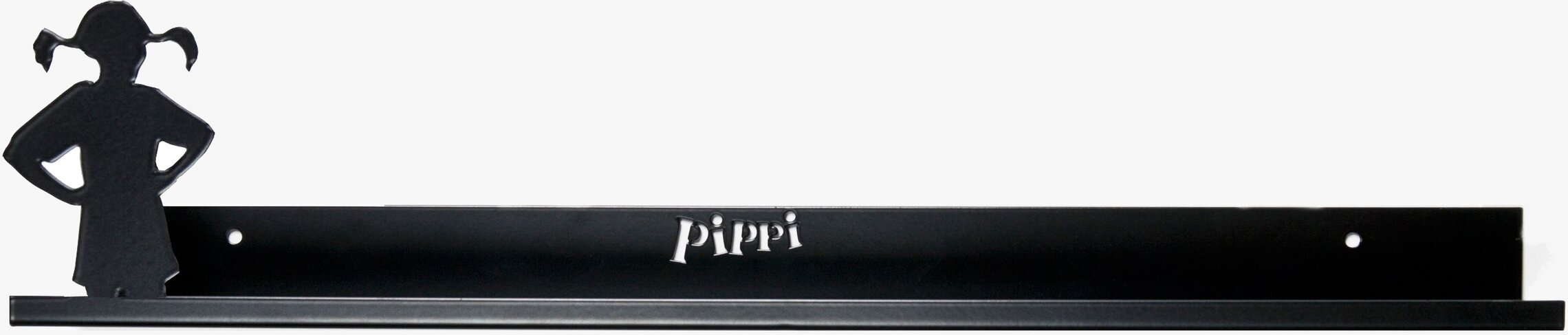Hylla Pippi Långstrump Svart från Pluto Produkter på vägg