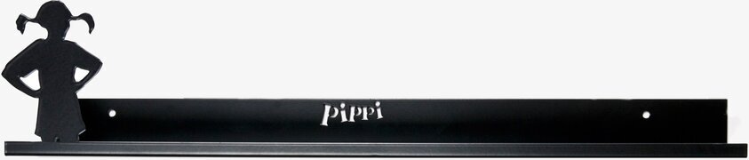 Hylla Pippi Långstrump Svart från Pluto Produkter på vägg