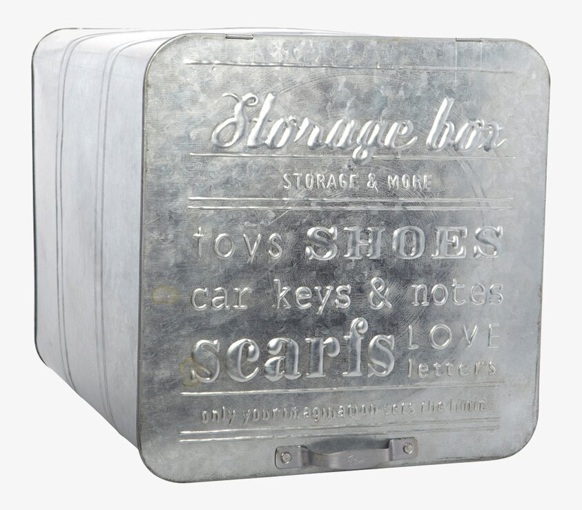 Förvaringsbox Stuff från House Doctor i galvaniserat stål