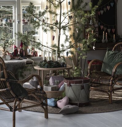 Trumma Guld/Röd IB Laursen Övrig prydnad/dekoration för inredning innemiljö