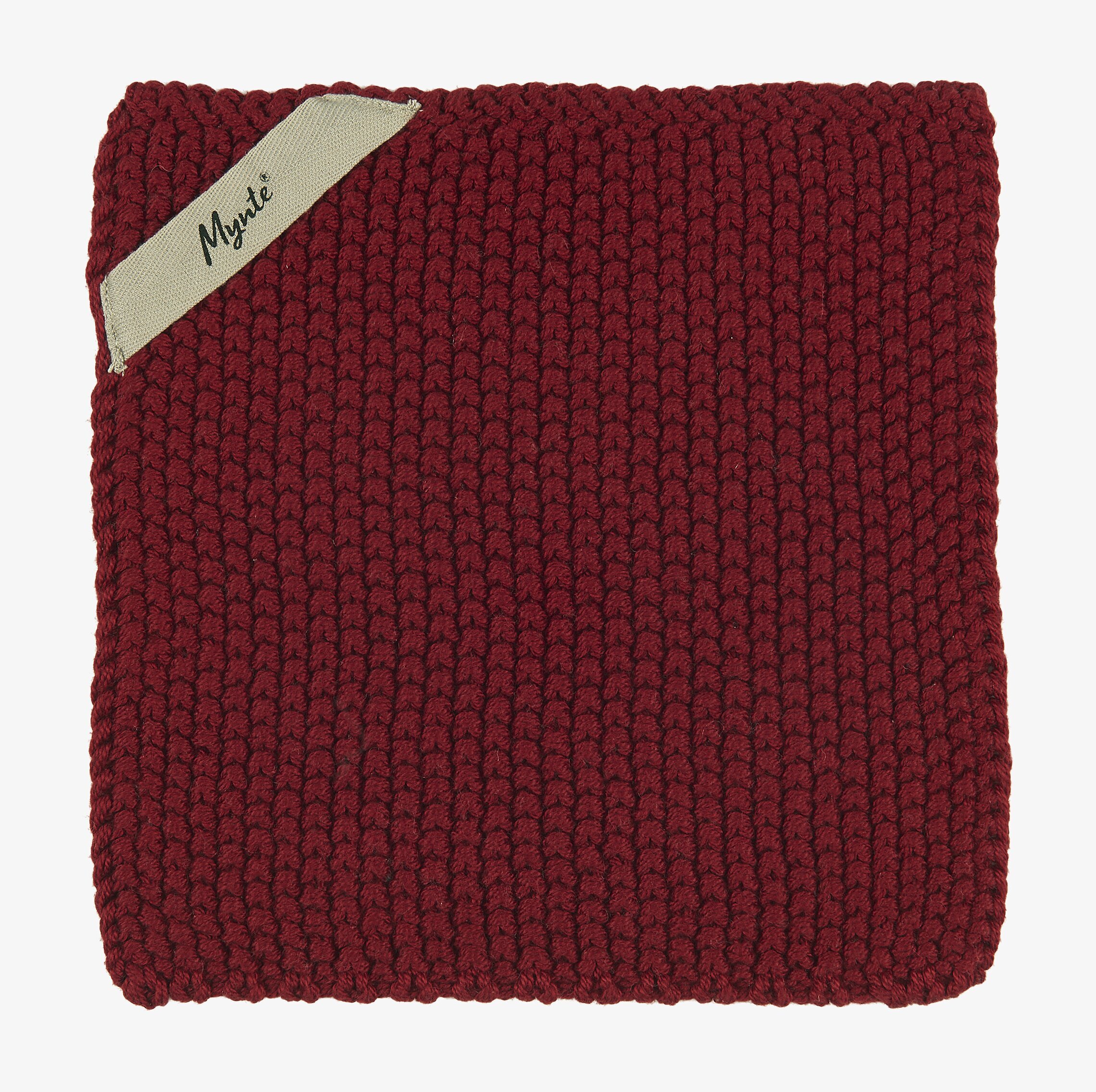 Grytlapp Mynte Rhododendron från IB Laursen i djupt röd färg