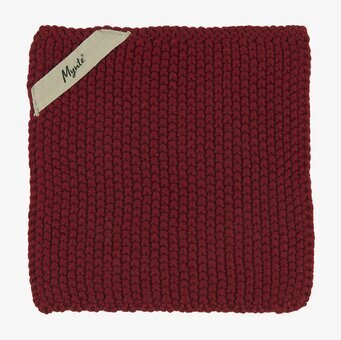 Grytlapp Mynte Rhododendron från IB Laursen i djupt röd färg