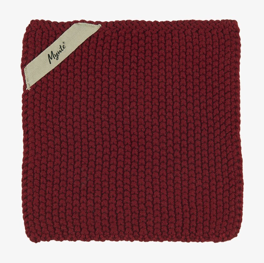 Grytlapp Mynte Rhododendron från IB Laursen i djupt röd färg