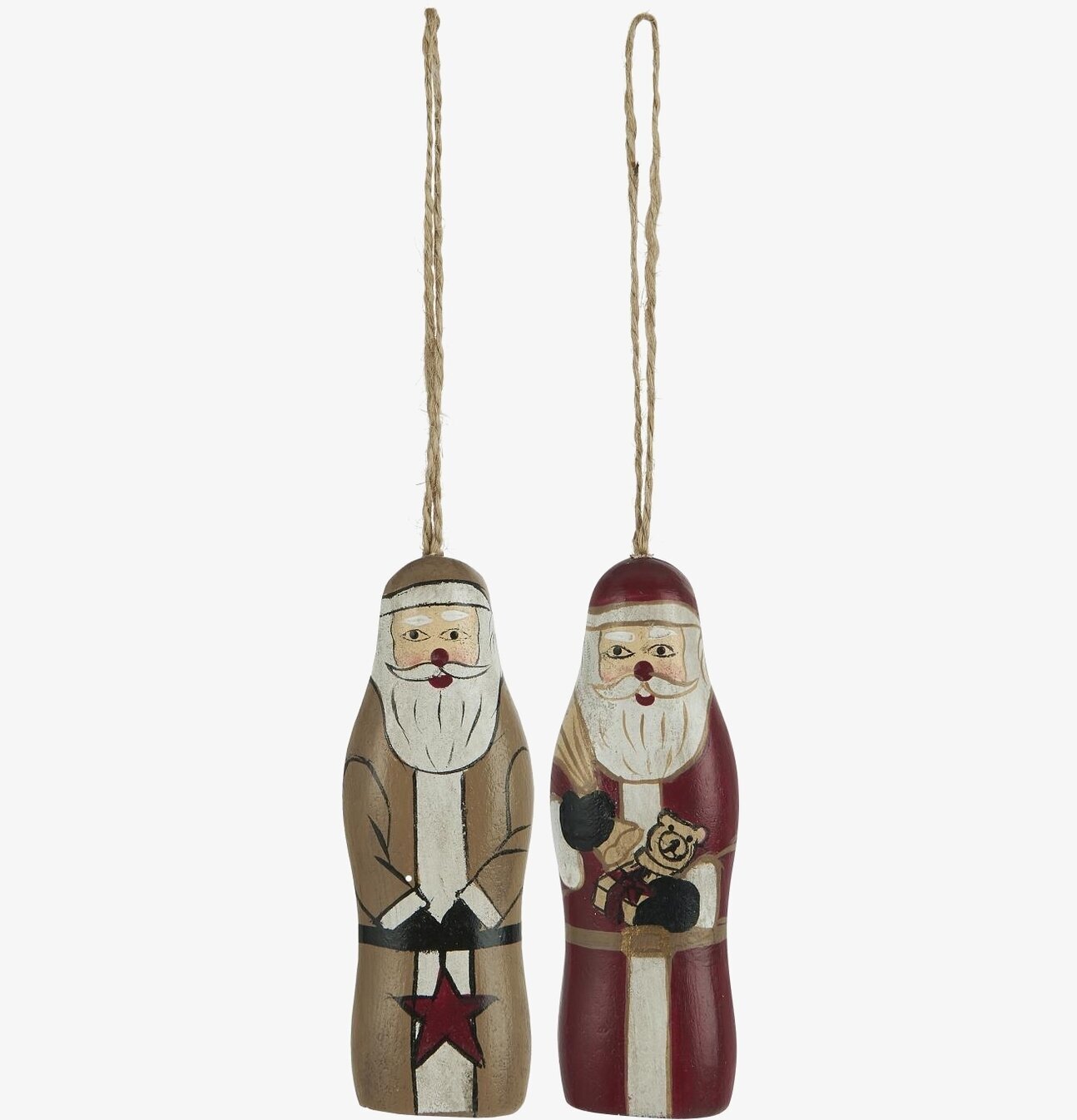 Julgranspynt Jultomte från IB Laursen mot vit bakgrund