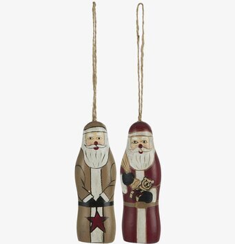 Julgranspynt Jultomte från IB Laursen mot vit bakgrund